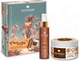 Messinian Spa Chase the Sun Σετ με Body Scrub Chocolate Caramel Fudge και Λάδι Σώματος με Μπρονζέ Εφέ