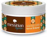 Messinian Spa Sugar Body Scrub Apricot & Mango – Απολεπιστικό Σώματος με Ζάχαρη, Βερίκοκο & Μάνγκο για Λαμπερή και Λεία Επιδερμίδα