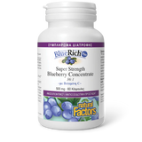 Natural Factors BlueRich Plus Blueberry Concentrate 500mg 60 κάψουλες