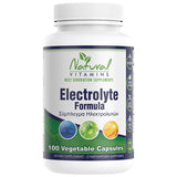 Natural Vitamins Electrolyte Formula 100 Vegetable Capsules