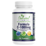 Natural Vitamins Formula C 1000mg με βιοφλαβονοειδή και rose hips 50 tablets