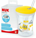NUK Action Cup Παιδικό Ποτηράκι Πλαστικό 230ml 12m+ Κίτρινο Συσκευασία