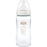 Nuk First Choice Γυάλινο Μπιμπερό με Θηλή Σιλικόνης 3m+ Ιππόκαμπος 240ml (10212058)