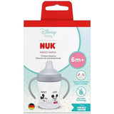 Nuk Perfect Match Disney Πλαστικό Εκπαιδευτικό Μπιμπερό με Μαλακή Θηλή Σιλικόνης 6m+ Mickey 150ml (10215396)