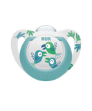 Nuk Star Πιπίλα Σιλικόνης με Θήκη 18-36m Παπαγαλάκι Πράσινο (10739760)