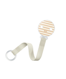 NUK κλιπ πιπίλας στρογγυλό μπεζ για βρέφη