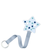 NUK κλιπ πιπίλας αστέρι μπλε για βρέφη