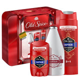 Old Spice Captain Gift Set Metal Box – Ανδρικό Σετ Περιποίησης Captain