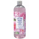 On Line Floral Flower Shower Gel Peony & Rose 1000ml