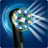 oral-b crossaction black edition με λοξές ίνες για βαθύ καθαρισμό