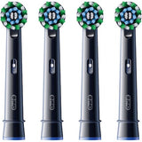 Oral-B Cross Action Black Edition Ανταλλακτικές Κεφαλές Οδοντόβουρτσας 4 Τεμάχια