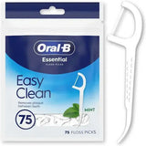 Oral-B Essential Easy Clean Οδοντικό Νήμα με Λαβή Γεύση Μέντας 75 τεμάχια