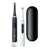 Ηλεκτρικές Οδοντόβουρτσες Oral-B iO Series 5 Duo Μαύρη & Λευκή με Θήκη Ταξιδιού