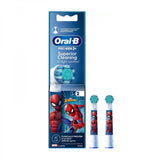 Oral-B Pro Kids Παιδικές Ανταλλακτικές Κεφαλές Για Ηλεκτρική Οδοντόβουρτσα Spiderman 3+ Ετών 2 Τεμάχια