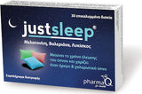 PharmaQ Just Sleep 30 Δισκία – Συμπλήρωμα Διατροφής με Μελατονίνη, Βαλεριάνα και Λυκίσκο για Ήρεμο και Χαλαρωτικό Ύπνο