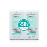 Pharmasept Balance Mild Deo Roll-On 24h Protection Απαλό Αποσμητικό Special Offer -50% Στο 2ο Προϊόν (2x50ml)