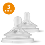 Philips Avent Classic Plus Θηλή Ροής 3 Fast Flow 2τμχ