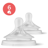 Philips Avent Classic Plus Θηλή Ροής 6 Fast Flow 2τμχ