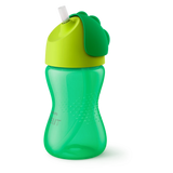 Philips Avent Κύπελλο με Καλαμάκι Πράσινο Πλάγια Όψη 300ml
