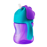Philips Avent Κύπελλο με Καλαμάκι και Λαβές Μωβ 300ml