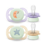 Philips Avent σετ πιπίλες Ultra Air Nighttime 0-6m