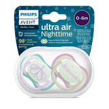Philips Avent Ultra Air Nighttime πιπίλες 0-6m συσκευασία