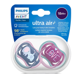 Philips Avent Ultra Air Πιπίλα SCF349/19 18m+ 2τμχ
