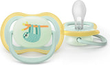 Philips Avent Ultra Air Πιπίλες Ζωάκια 0-6m – Σετ 2 τεμαχίων με ανάλαφρο σχεδιασμό