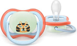 Philips Avent Ultra Air Πιπίλες Ζωάκια 0-6m – Σετ 2 τεμαχίων με ανάλαφρο σχεδιασμό