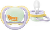 Philips Avent Ultra Air Πιπίλες 0-6m – Σετ 2 τεμαχίων με σχέδια πεταλούδα & κάμπια
