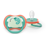 Philips Avent Ultra Air Πιπίλες 0-6m – Σετ 2 τεμαχίων με σχέδια χαμαιλέοντα & αρκουδάκι