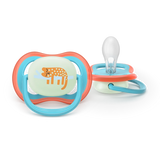 Philips Avent Ultra Air Nighttime Πιπίλα Σιλικόνης 18m+ Αγόρι 2 Τεμάχια (SCF376/32)