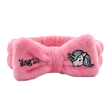 Ροζ Κορδέλα Μαλλιών με Κόμπο και Μονόκερο - Magic Unicorn Headband για Παιδιά
