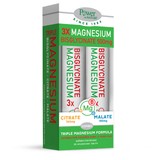 Power Health 3x Magnesium Bisglycinate 500mg 2x20 Αναβράζοντα Δισκία