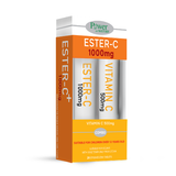 Power Health Ester-C 1000mg Ροδάκινο 20 Αναβράζοντα Δισκία & Δώρο Vitamin C 500mg 20 Αναβράζοντα Δισκία