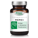 Power Health Platinum Range Memo+ Ginkgo, L-Glutamine & Theobromine