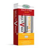 Power of Nature Multi V Max Plus Q10 με Vitamin C 500mg αναβράζουσες πολυβιταμίνες με αντιοξειδωτικά