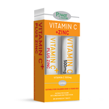 Power Health Zinc + Vitamin C με Στέβια 20 Αναβράζοντα Δισκία & Δώρο Vitamin C 500mg 20 Αναβράζοντα Δισκία