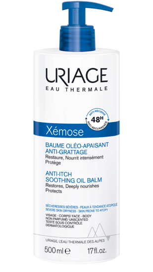 Uriage Xemose Anti-itch Soothing Oil Balm 500ml.