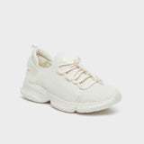 Scholl Sneakers Cream Comfortable Walking Shoes View 2