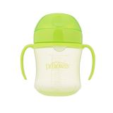 Dr Brown's Κύπελλο με Καπάκι & Λαβές Λαχανί 180ml, 6m+