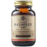 Solgar Vitamin B-Complex 100 50 Vegetable Capsules – Συμπλήρωμα Διατροφής για Ενέργεια και Νευρικό Σύστημα