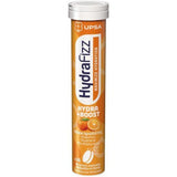 UPSA Hyrdrafizz Hydra + Boost Ηλεκτρολύτες με Καφεΐνη, Guarana & Ψευδάργυρο 16 Αναβράζοντα Δισκία με Γεύση Πορτοκάλι