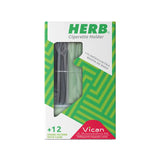 Vican Herb Cigarette Holder Χρυσό & 12 Ανταλλακτικά Φίλτρα με Θήκη