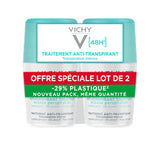 Vichy Déodorant Αποσμητικά Αποσμητικό Roll-On 48h 2x50ml -50% Στο 2ο Προϊον
