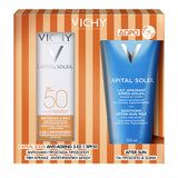 Vichy Capital Soleil Anti Age SPF50 αντηλιακό προσώπου 3 σε 1 με δώρο After Sun 100ml