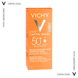Vichy Capital Soleil SPF50 tinted dry touch αντηλιακό προσώπου με χρώμα για λιπαρή και μικτή επιδερμίδα 50ml