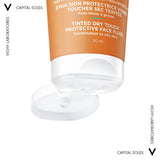 Vichy Capital Soleil SPF50 tinted dry touch αντηλιακό προσώπου με χρώμα για λιπαρή και μικτή επιδερμίδα 50ml
