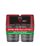 Vichy Homme Clinical Control 96h antiperspirant αποσμητικό διπλή συσκευασία για άνδρες