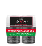 Vichy Homme Extreme Control Ανδρικό Αποσμητικό Roll-On 72H Κατά της Εφίδρωσης 2x50ml